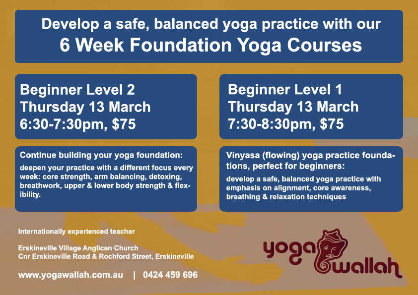 6 Week Foundation Yoga Course Image